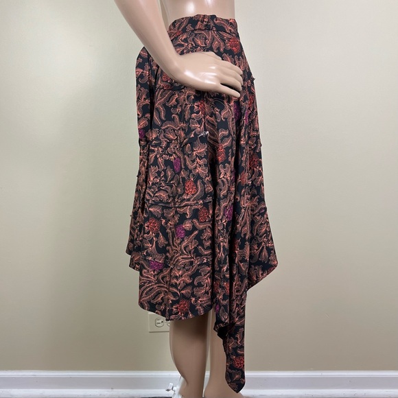 NEW PROENZA SCHOULER ASYMMETRIC PRINTED SKIRT - Picture 4 of 8